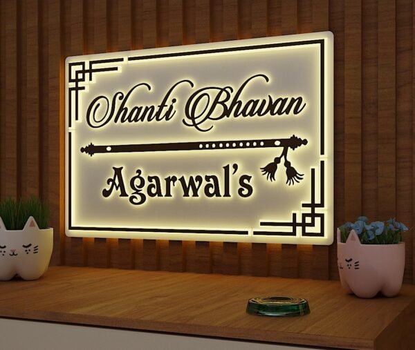 Acrylic LED Name Plate - Image 2