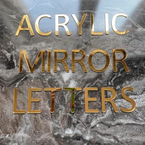 CNC Acrylic 3D Letter Cutting - Image 2