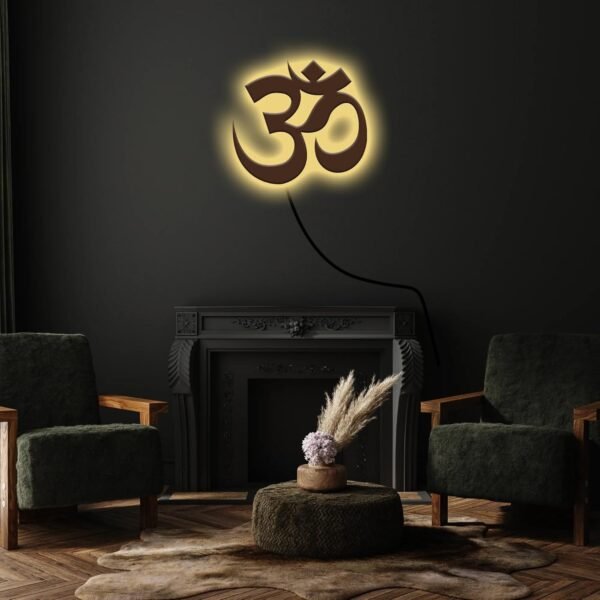 Mandir Backlit CNC Grill - Image 2